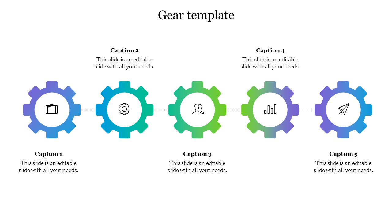 gear template